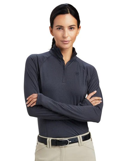 Baselayer Ariat Lumina Lowell Long Sleeve Ebony Ladies