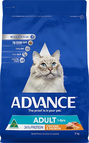 Advance cat food 3kg hotsell