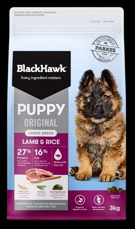 Black hawk store puppy dog food