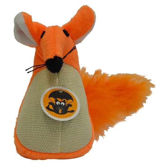 Orange mouse cat outlet toy