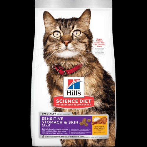 Hills cat food for sensitive clearance stomach