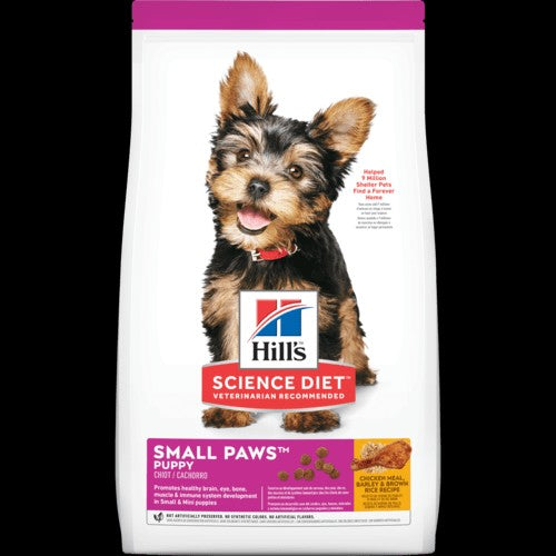 Hills small paws puppy hotsell