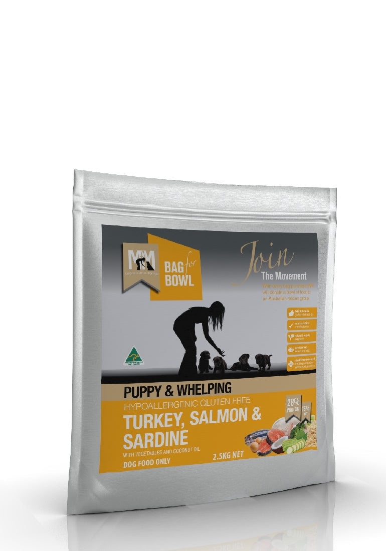 Meals For Mutts Puppy Turkey Salmon Sardine 2.5kg