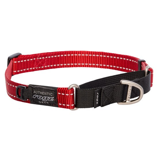 Rogz Dog Collar Control Web Red