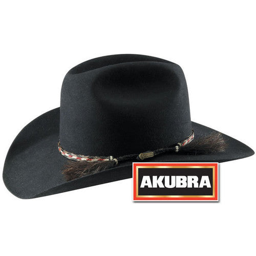 Hat Akubra Rough Rider Black [:58cm]