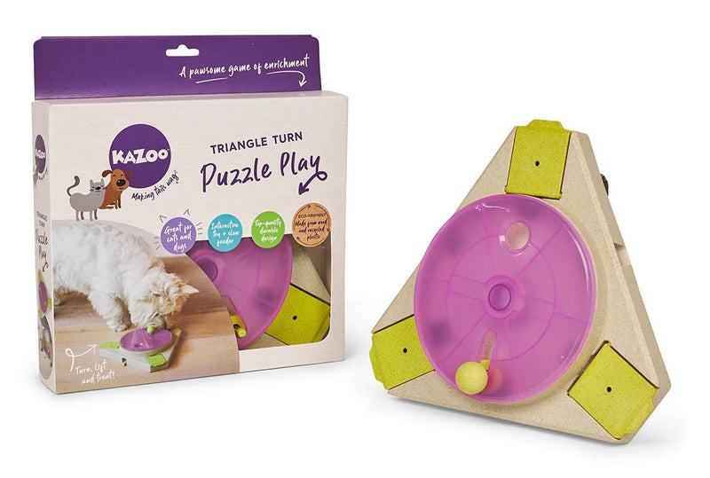 Kazoo Dog Toy Interactive Puzzle Play Triangle Turn-Kazoo-Ascot Saddlery