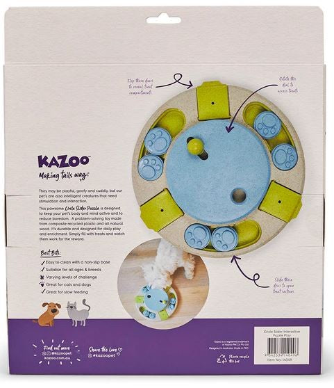 Kazoo Dog Toy Interactive Puzzle Play Circle Slider-Kazoo-Ascot Saddlery