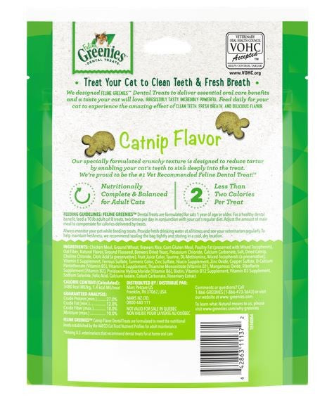 Treat Cat Greenies Feline Catnip 130gm-Greenies-Ascot Saddlery