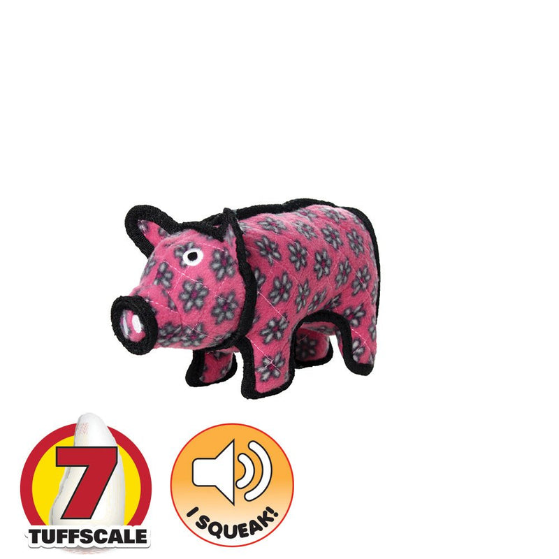 Tuffy Dog Toy Piggy Pink Jr 23cm Tuffscale 7