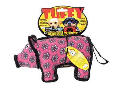 Tuffy Dog Toy Piggy Pink Jr 23cm Tuffscale 7