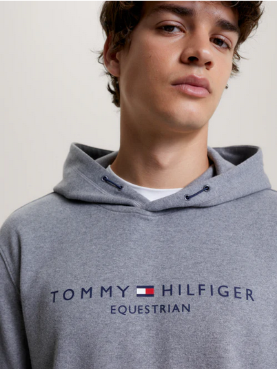 Hoodie Tommy Hilfiger Williamsburg Graphic Grey Melange [:medium]