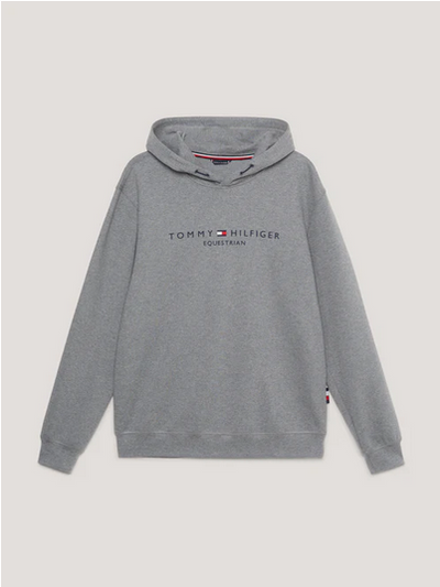 Hoodie Tommy Hilfiger Williamsburg Graphic Grey Melange [:medium]