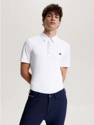 Polo Top Tommy Hilfiger Harlem Logo Optic White [:medium]