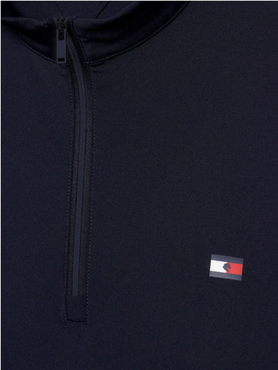 Training Top Tommy Hilfiger Wellington Long Sleeve 1/4 Zip Desert Sky [:medium]