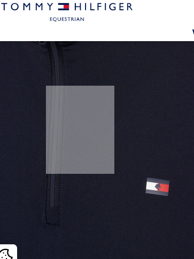 Training Top Tommy Hilfiger Wellington Long Sleeve 1/4 Zip Desert Sky [:medium]