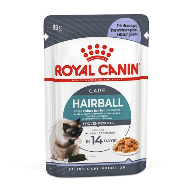 Royal Canin Cat Wet Hairball Care Jelly Box Of 12