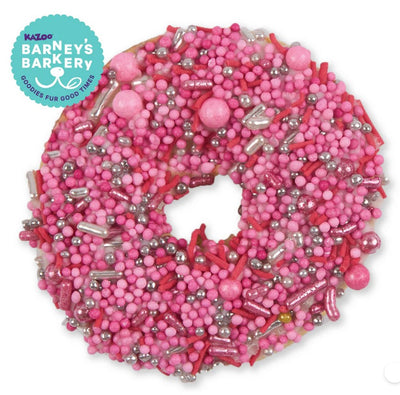 Kazoo Treat Dog Fun Donut Biscuit Pink