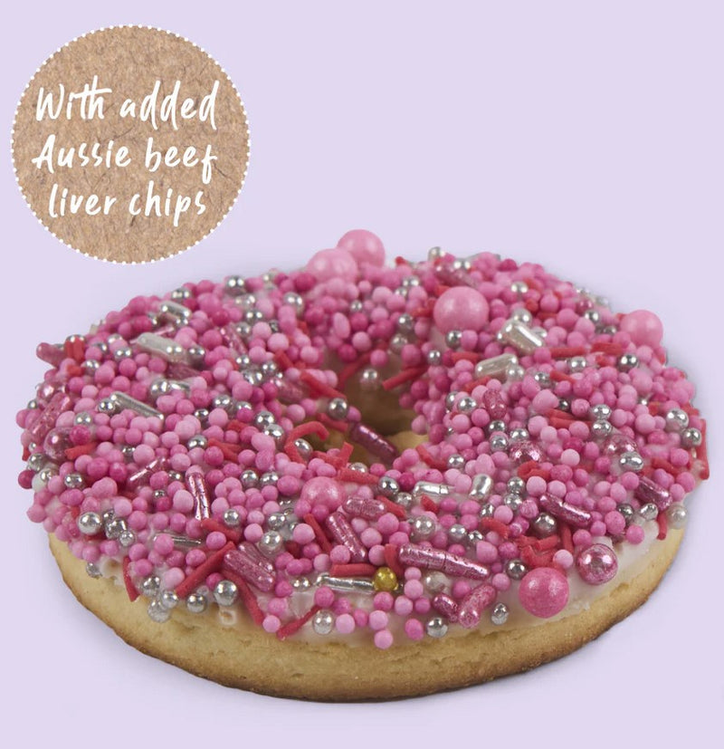 Kazoo Treat Dog Fun Donut Biscuit Pink