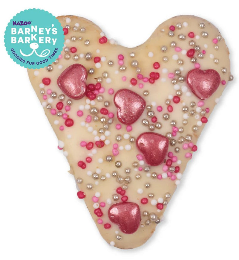 Kazoo Treat Dog Fun Heart Cookie Yoghurt