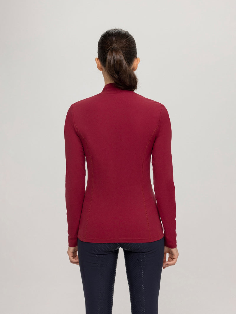 Baselayer Tommy Hilfiger Virginia Long Sleeve Rouge Ladies [:extra Small]