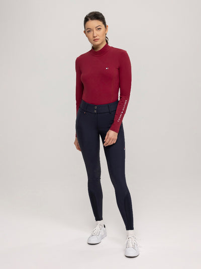 Baselayer Tommy Hilfiger Virginia Long Sleeve Rouge Ladies [:extra Small]