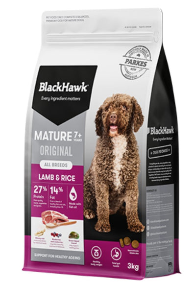 Blackhawk Dog Mature Lamb & Rice 3kg