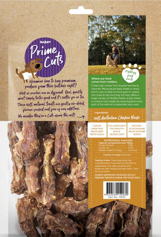 Kazoo Treat Dog Prime Cuts Chicken Necks 240gm