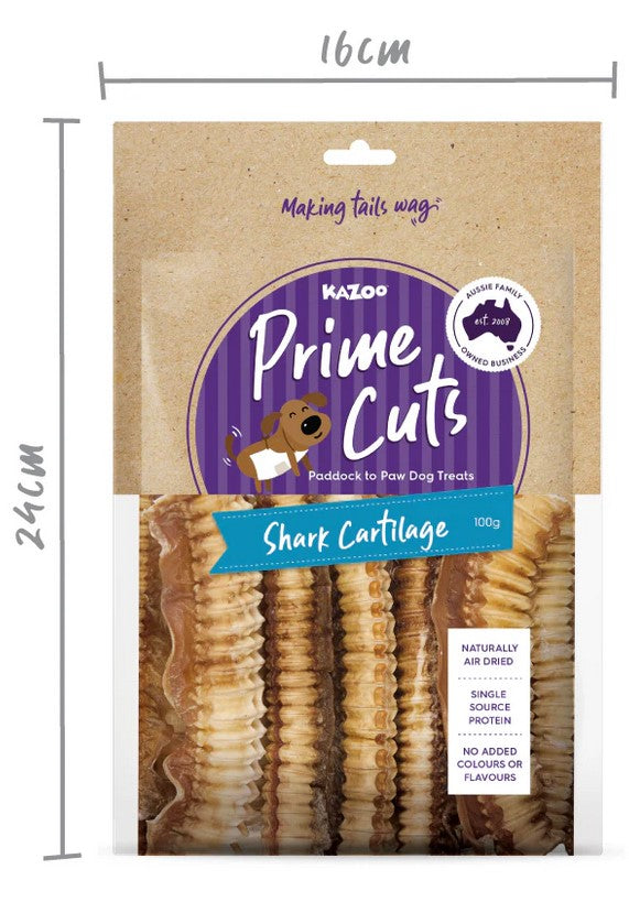 Kazoo Treat Dog Prime Cuts Shark Cartlige 100gm