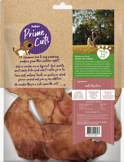 Kazoo Treat Dog Prime Cuts Pig Ears 12pack