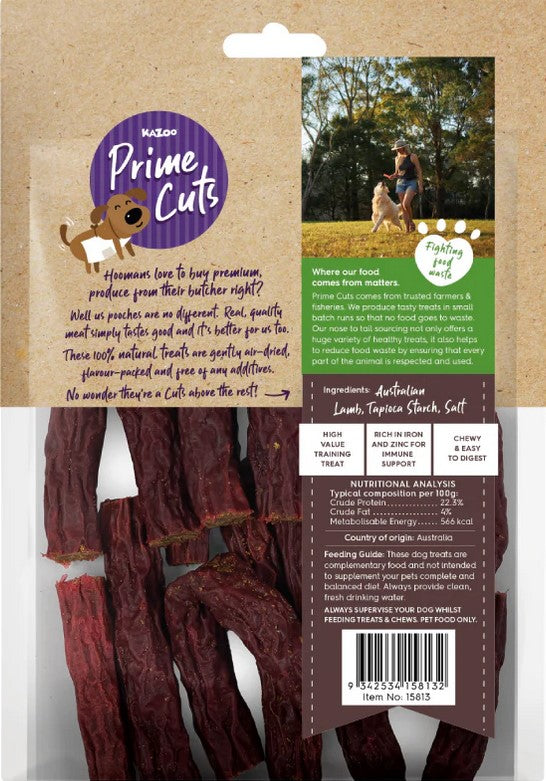 Kazoo Treat Dog Prime Cuts Lamb Sausage 200gm