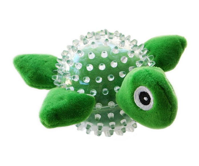 Ruff Play Dog Toy Plush Turtle