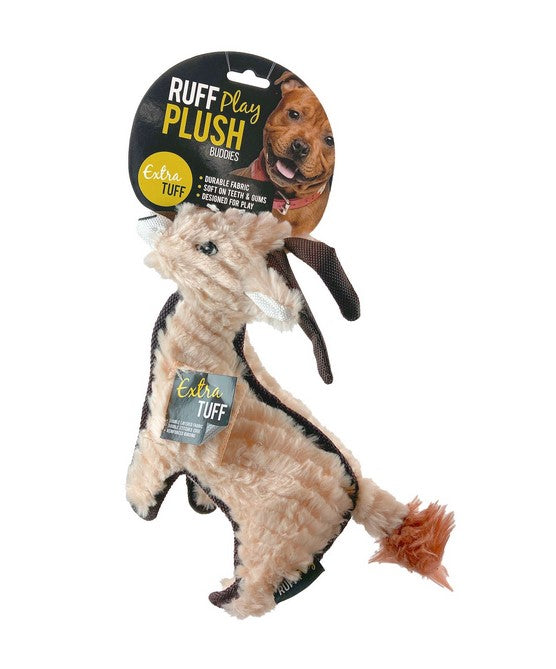 Ruff Play Dog Toy Plush Tuff Antelope