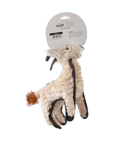 Ruff Play Dog Toy Plush Tuff Antelope