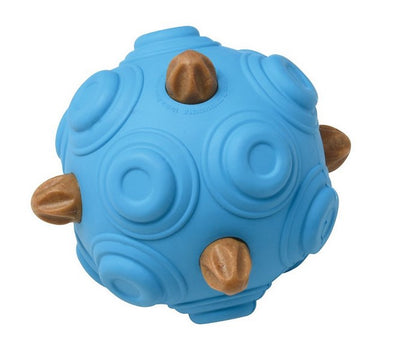 Ruff Play Dog Toy Yummy Bites Ball Blue