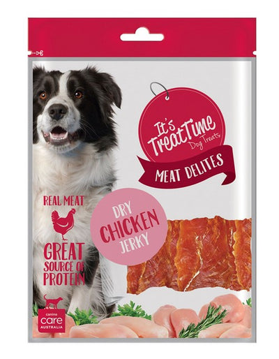 Its Treat Time Dog Chicken Jerky Dry 100gm