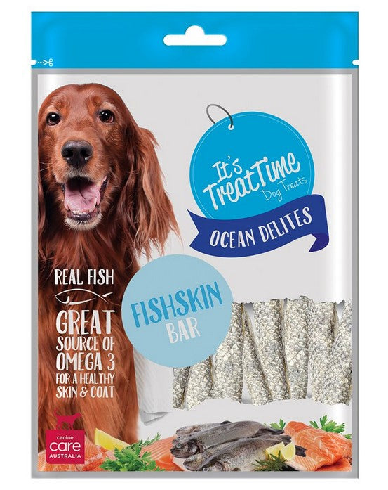 Its Treat Time Dog Fishskin Bar 60gm