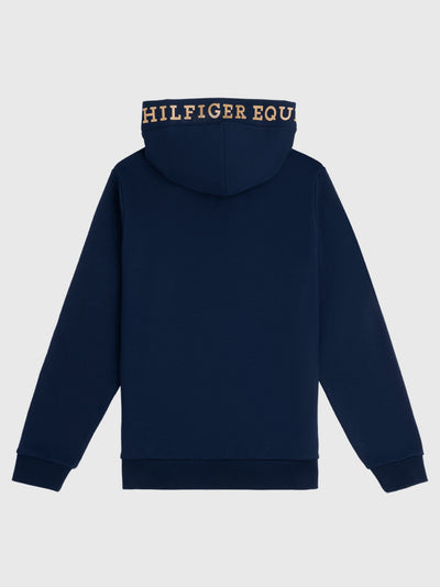 Hoodie Tommy Hilfiger Austin Logo  Desert Sky Mens [:medium]