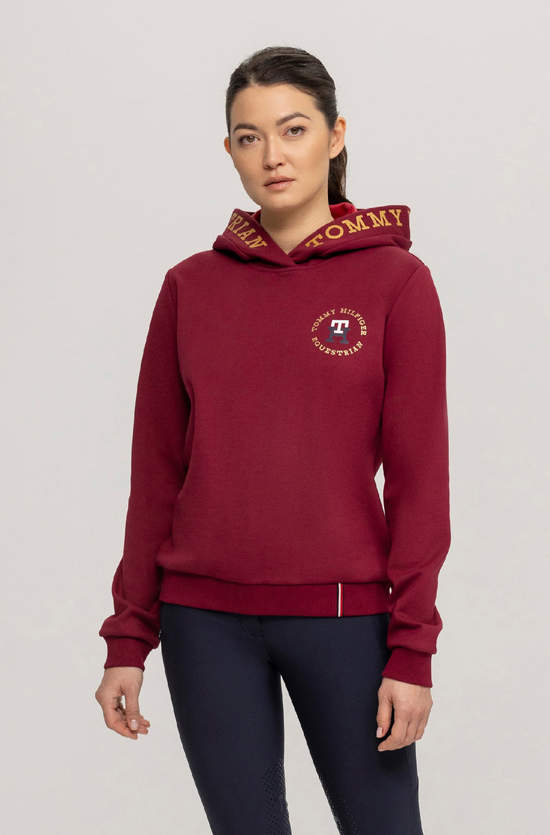 Hoodie Tommy Hilfiger Colorado Logo Rouge Ladies [:small]