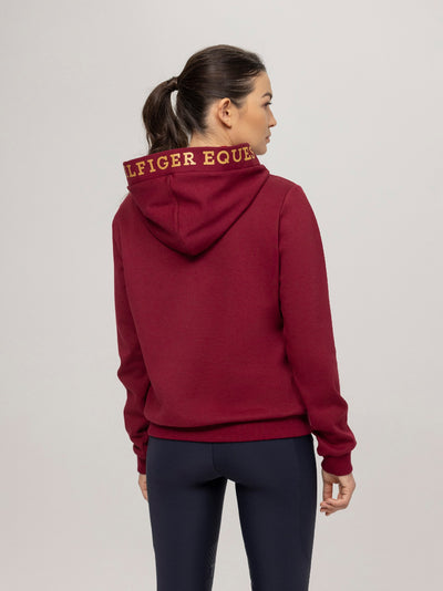 Hoodie Tommy Hilfiger Colorado Logo Rouge Ladies [:small]