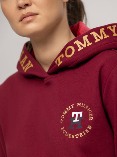 Hoodie Tommy Hilfiger Colorado Logo Rouge Ladies [:small]