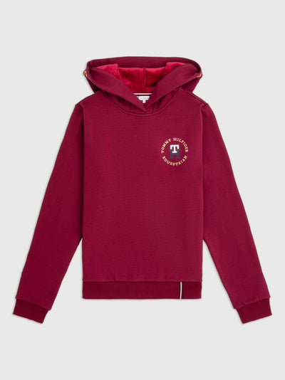 Hoodie Tommy Hilfiger Colorado Logo Rouge Ladies [:small]