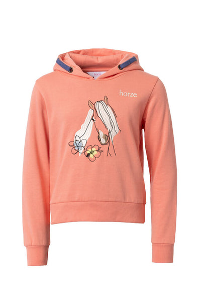 Hoodie Horze Selma S24 Peaches & Cream Junior [:6]