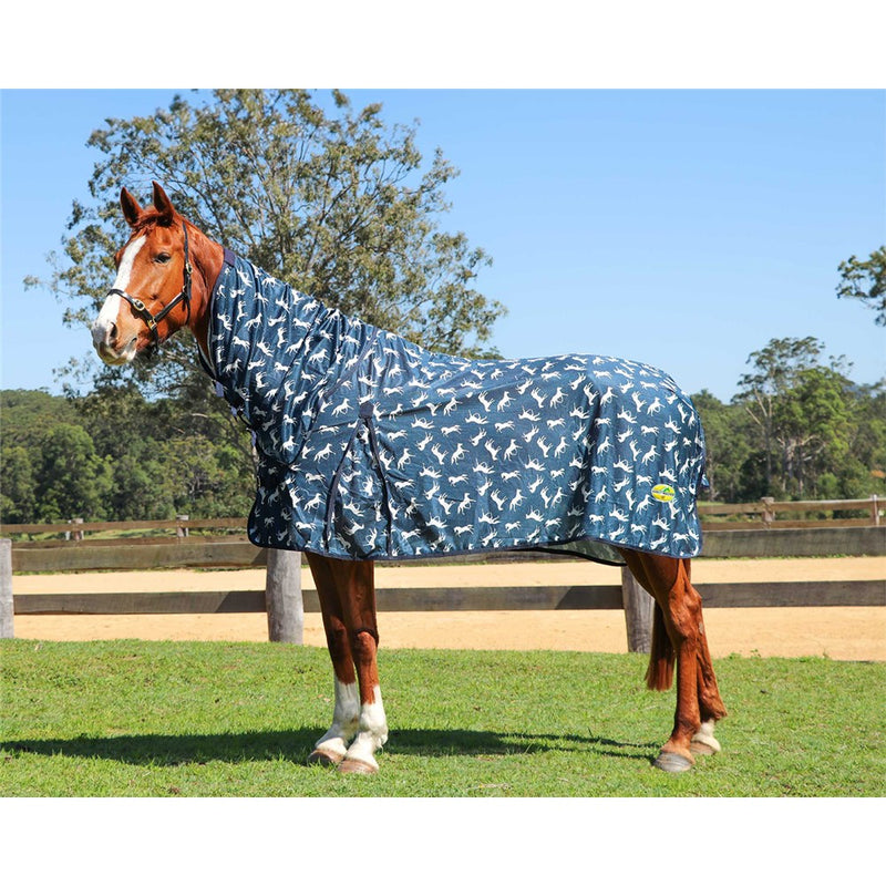 Fly Mesh Horse Print Combo [:5&