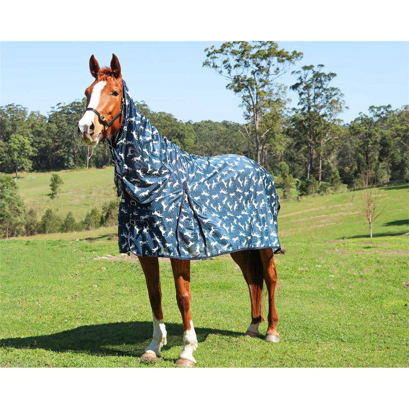 Fly Mesh Horse Print Combo [:5&