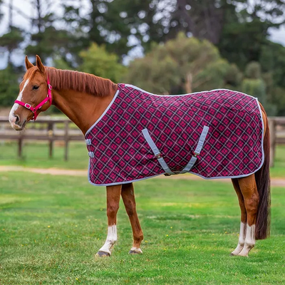 Eurohunter Thredbo Fleece Rug Rhubarb [:4'0"]