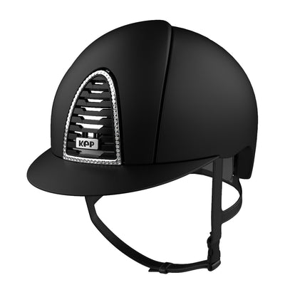 Helmet Kep Cromo 2 Textile Black Swarovski [:53cm]