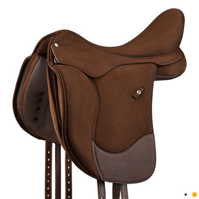 Wintec Isabell Icon Dressage Saddle Hart Black [:43cm 17.0"]