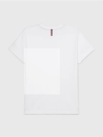 Tee Shirt Tommy Hilfiger Brooklyn Graphic Short Sleeve Optic White Ladies