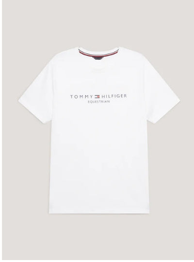 Tee Shirt Tommy Hilfiger Williamsburg Graphic Short Sleeve Optic White Mens