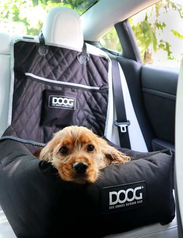 Doog Car Seat Black-Dog Accessories-Ascot Saddlery